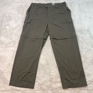 Tilley Endurables Convertible Cargo Pants Mens 38 Zip Off Outdoor Hiking Travel